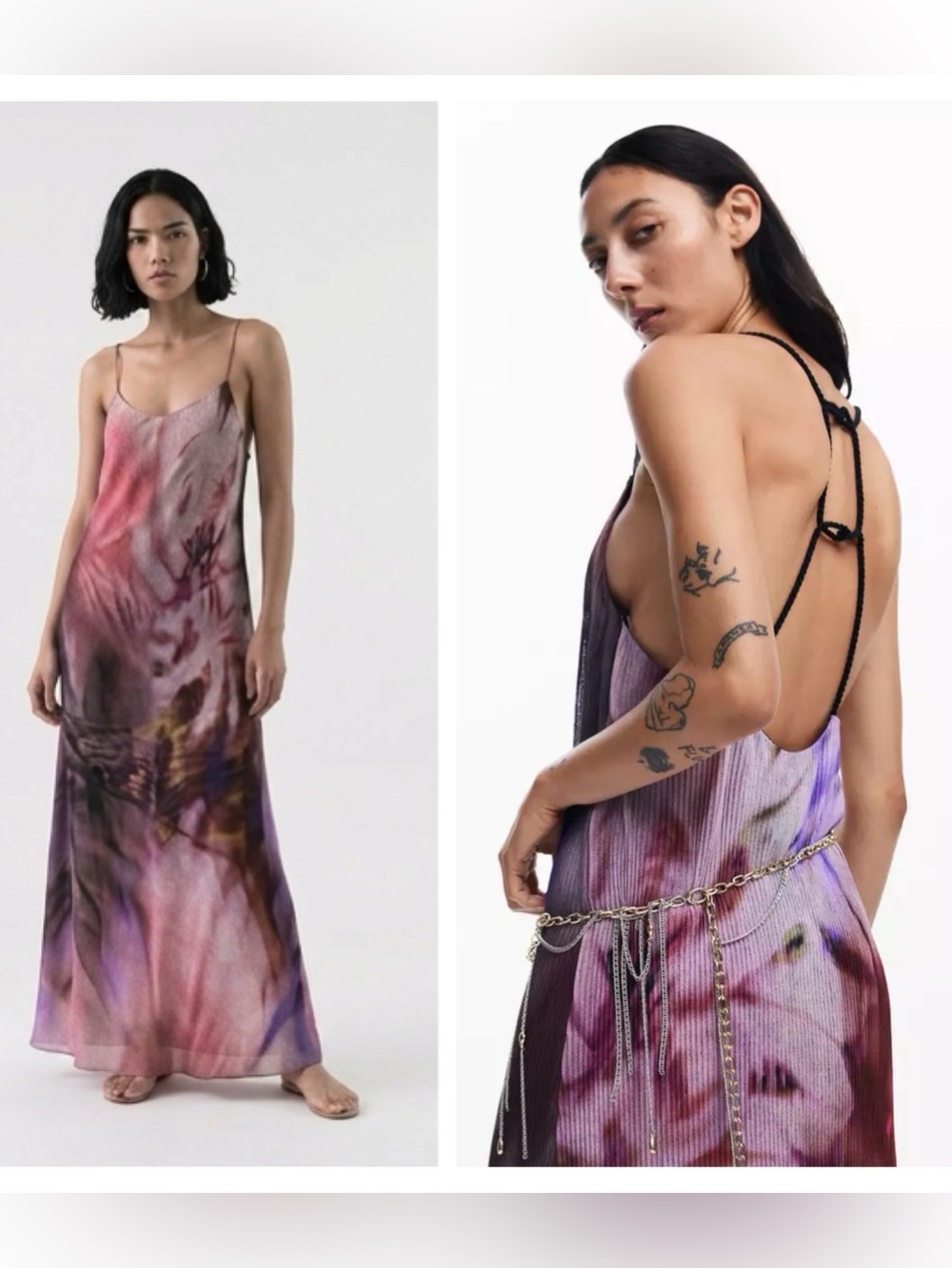 Desigual, Desigual Woman Pleated dress with floral print.